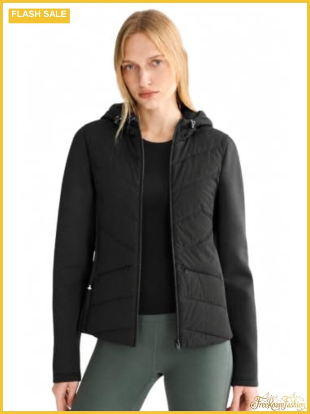 Orolay Lightweight Hooded Quilted Puffer Jacket Slim Fit Water Resistant